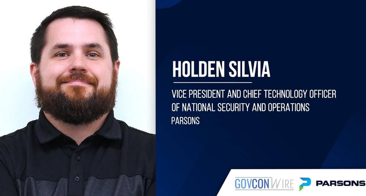 Parsons VP, CTO Holden Silvia. Holden Silvia was appointed VP and CTO of national security operations at Parsons.