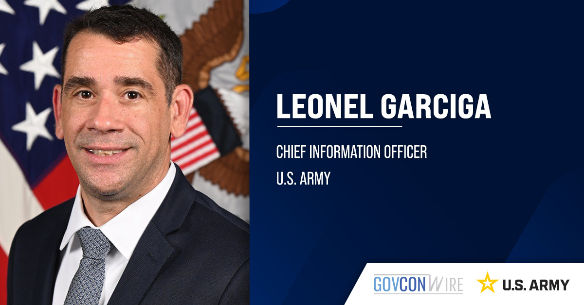 Army CIO Leo Garciga. Garciga said the new agreement enhances the Army's operational effectiveness