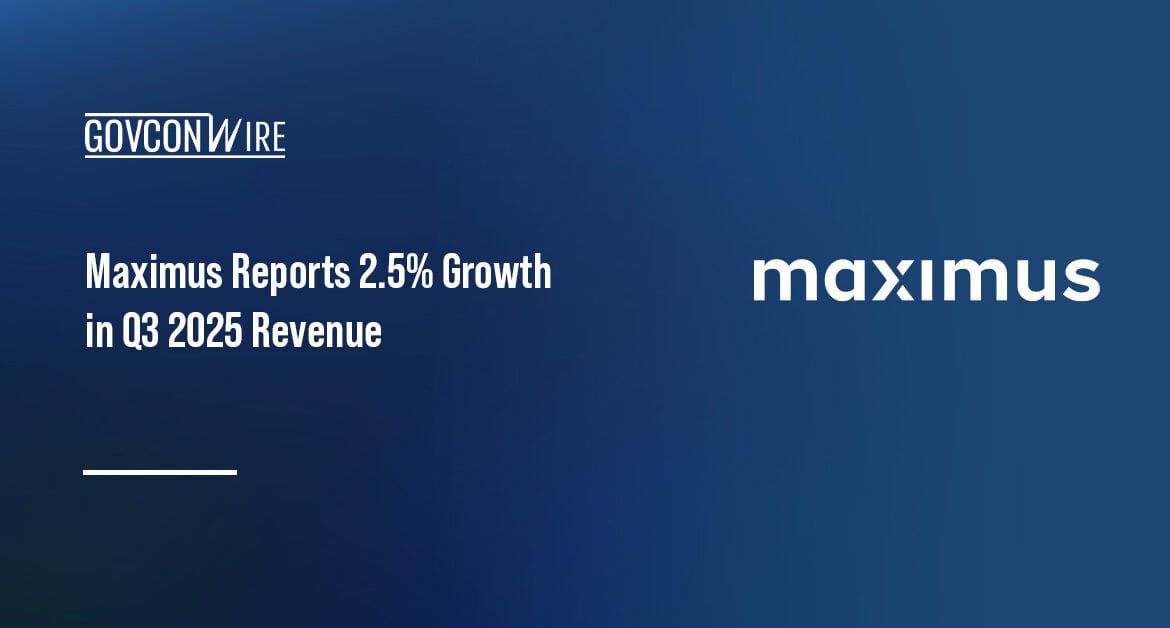 Maximus Reports 2.5% Growth in Q3 2025 Revenue Maximus logo. Maximus reported a 2.5 percent increase in revenue for Q3 fiscal 2025.