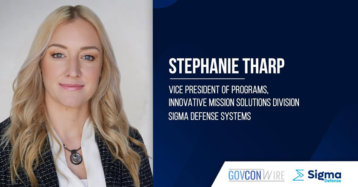 Stephanie Tharp Joins Sigma Defense as Programs VP