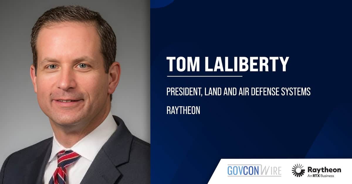 Tom Laliberty, president at Raytheon. Laliberty provided an update about the production of LTAMDS at his company