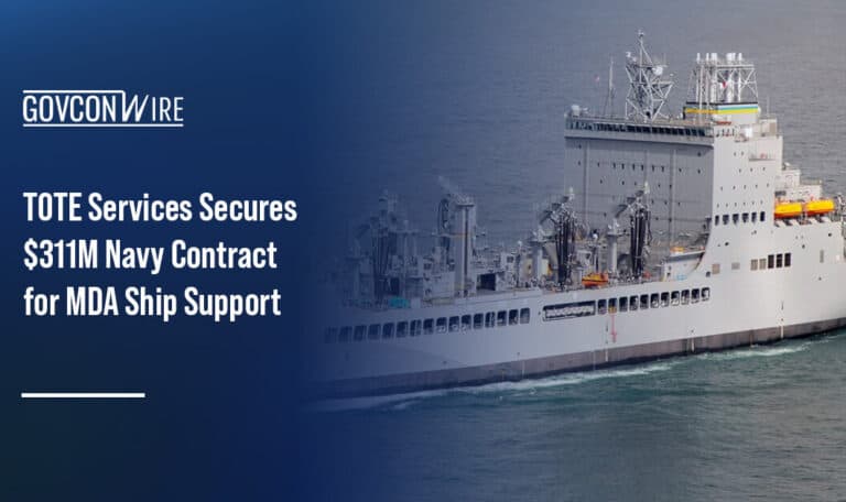 TOTE Services to support USNS Earl Warren naval operations