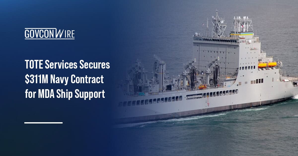 TOTE Services to support USNS Earl Warren naval operations