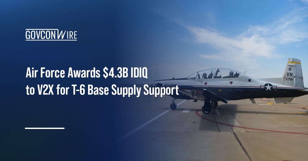 T-6 Texan II aircraft. V2X will ensure that the T-6 is safe and flyable