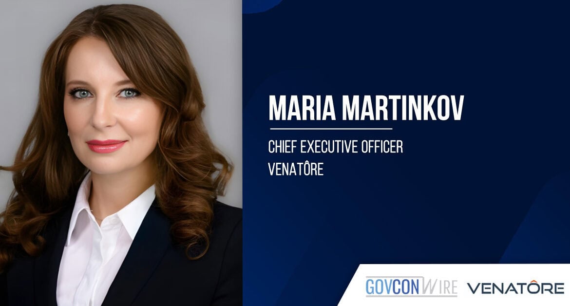 Venatôre Names Maria Martinkov as CEO Maria Martinkov. The new Venatôre CEO previously served as a managing partner at The Palladium Group.