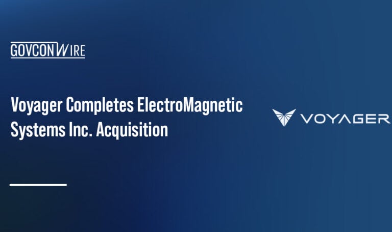 Voyager logo. Voyager has completed the acquisition of ElectroMagnetic Systems, Inc.