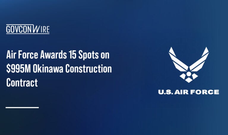 Air Force Awards 15 Spots on $995M Okinawa Construction Contract ...