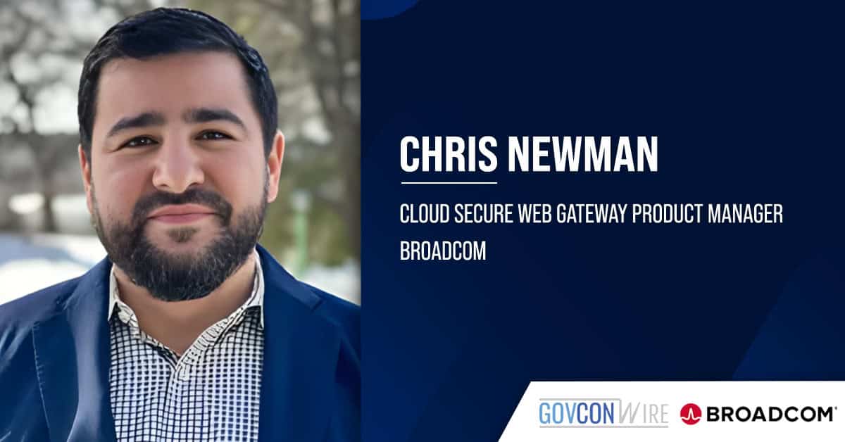 Chris Newman. The Broadcom executive discussed the role of a secure web gateway in improving network security.
