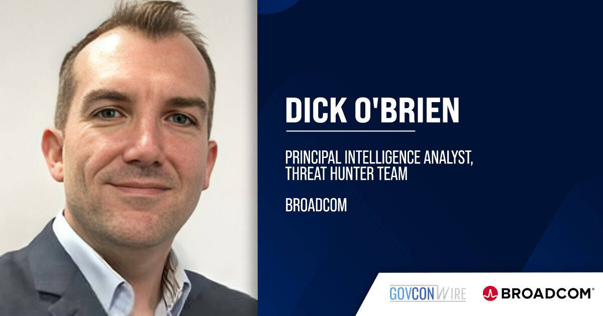 Dick O'Brien. The Broadcom principal intel analyst cited the importance of threat intelligence in countering cyberattacks.