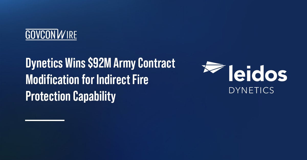 Dynetics logo. The U.S. Army awarded Dynetics a contract modification for the Indirect Fire Protection Capability.