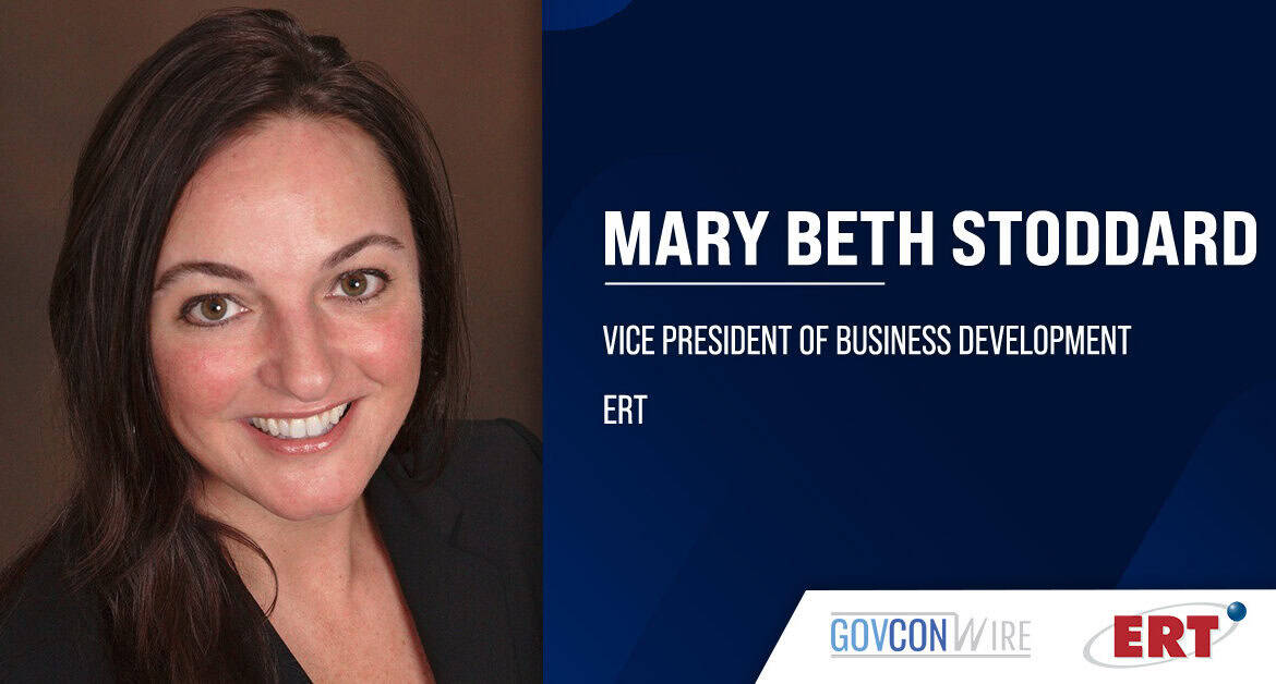 Mary Beth Stoddard. ERT’s new business development VP most recently was director of business development at SAIC.