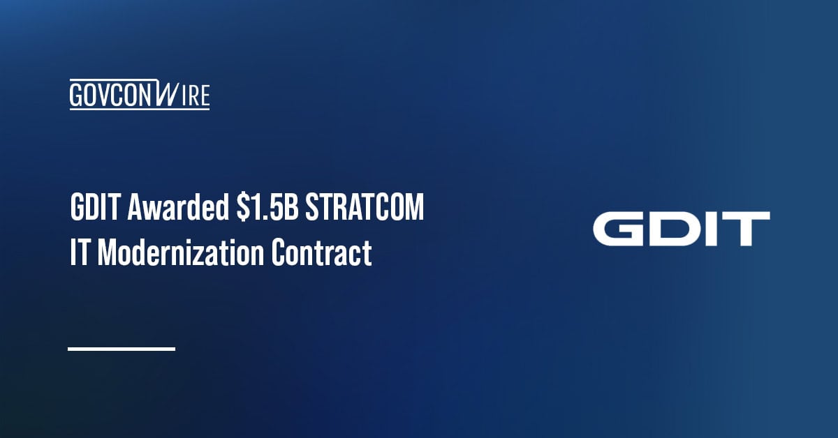 GDIT logo. GDIT secured a $1.5 billion contract to modernize enterprise IT systems for U.S. Strategic Command.