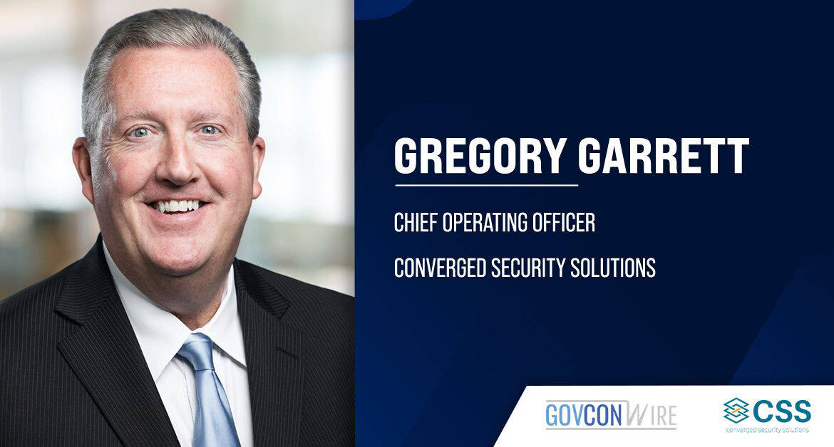 Gregory Garrett, chief operating officer at CSS. Garrett is a federal IT industry veteran