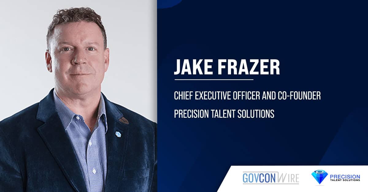 Jake Frazer. The PTS CEO hosts The Future of GovCon, a weekly video podcast.