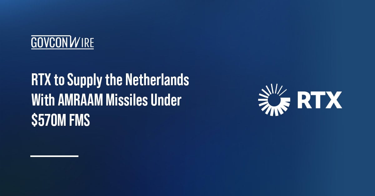 RTX to Supply the Netherlands With AMRAAM Missiles Under $570M FMS