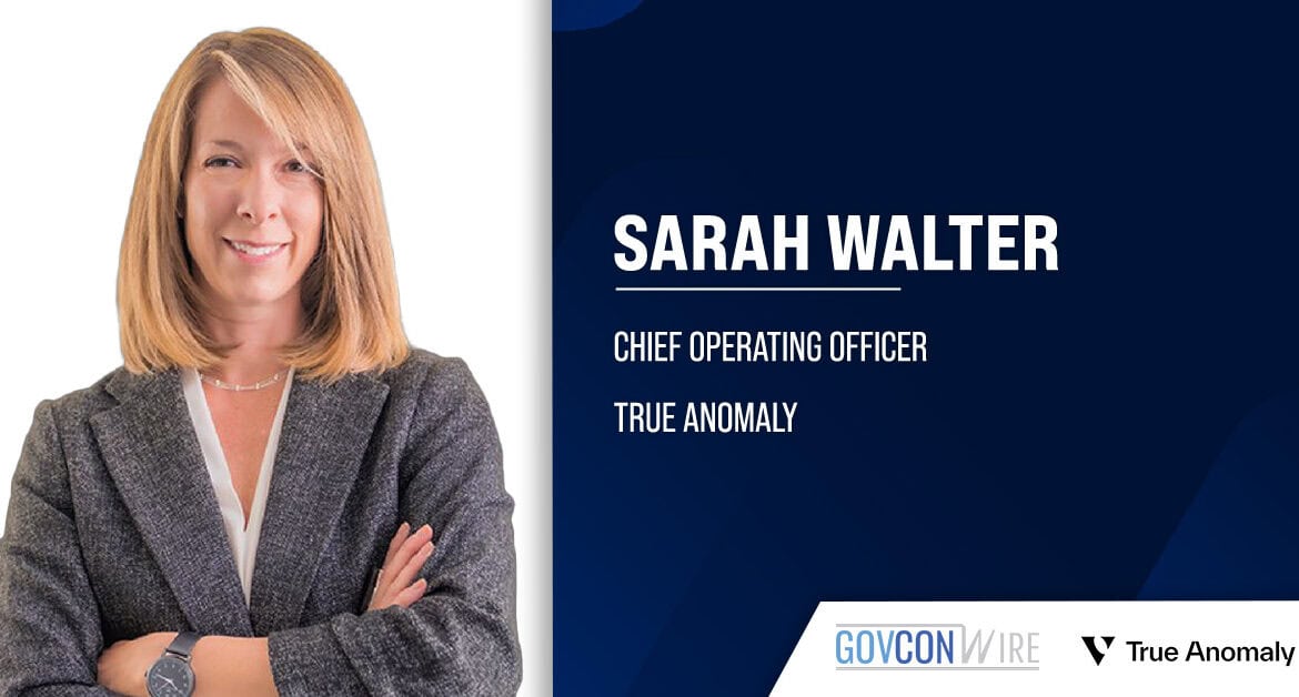 Sarah Walter, COO at True Anomaly. Walter comes to True Anomaly from York Space