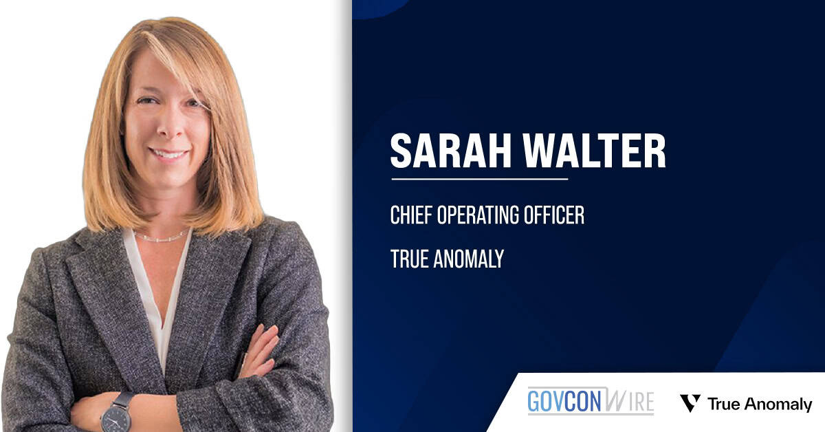 Sarah Walter, COO at True Anomaly. Walter comes to True Anomaly from York Space