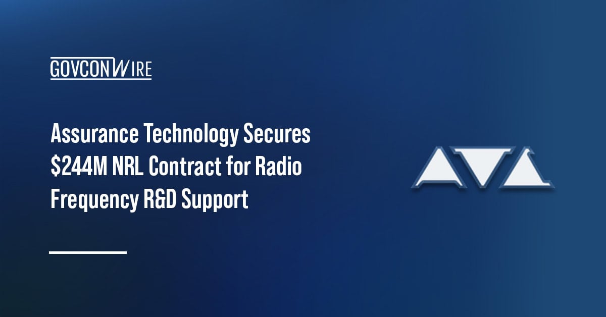 Assurance Technology Corp. logo. ATC wins $244M Naval Research Lab contract to support FROST radio frequency R&D program.