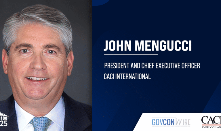 John Mengucci. The CACI chief executive commented on the company’s double-digit revenue growth in Q1 FY 2026.