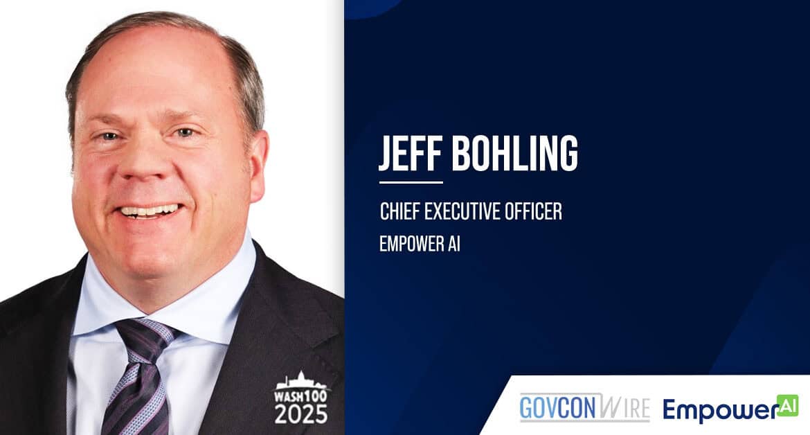 Jeff Bohling. The Empower AI CEO commented on the award of a U.S. Army contract to modernize critical infrastructure.