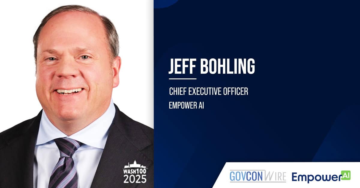 Jeff Bohling. The Empower AI CEO commented on the award of a U.S. Army contract to modernize critical infrastructure.