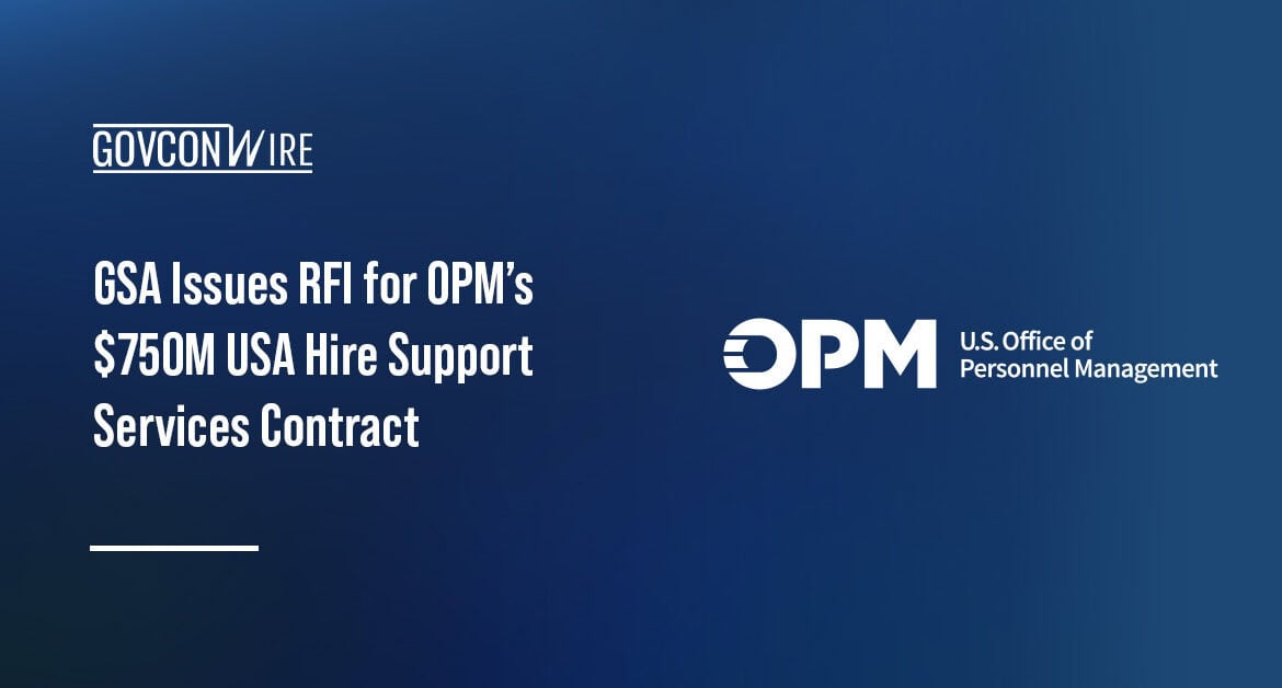 OPM logo. GSA AAS, on behalf of OPM, has started conducting market research on the USA Hire Support Services II contract.