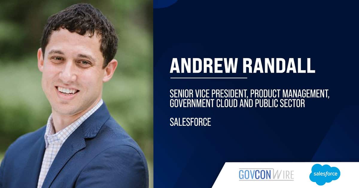 Salesforce Taps Andrew Randall as SVP to Lead Government Cloud Product Management