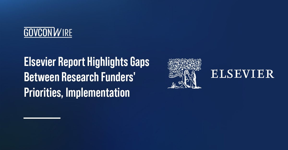 Elsevier Report Highlights Gaps Between Research Funders’ Priorities, Implementation Elsevier logo. An Elsevier report shows that research funders are facing gaps between their stated priorities and progress.