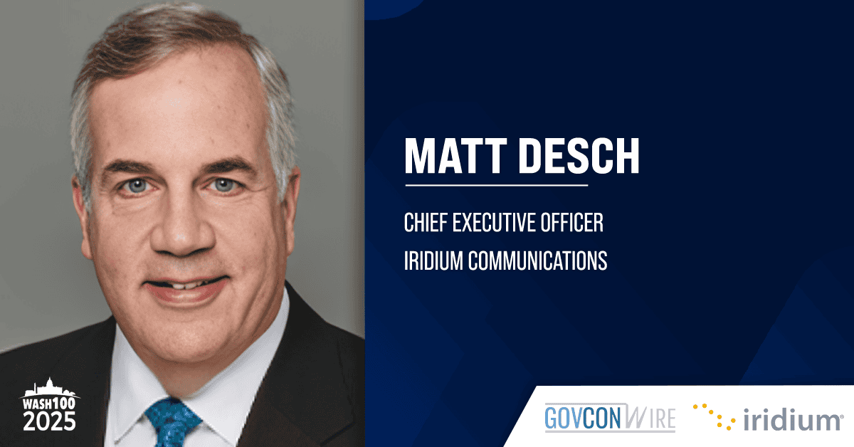 Matt Desch. The Iridium CEO highlighted the Q3 2025 revenue growth and the 5 percent dividend increase.