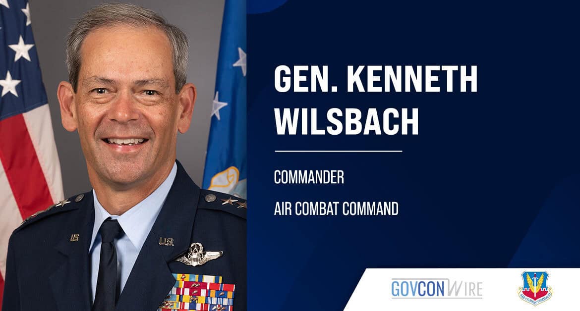 ACC Commander Kenneth Wilsbach. Gen. Kenneth Wilsbach has been nominated as the 24th Chief of Staff of the U.S. Air Force.
