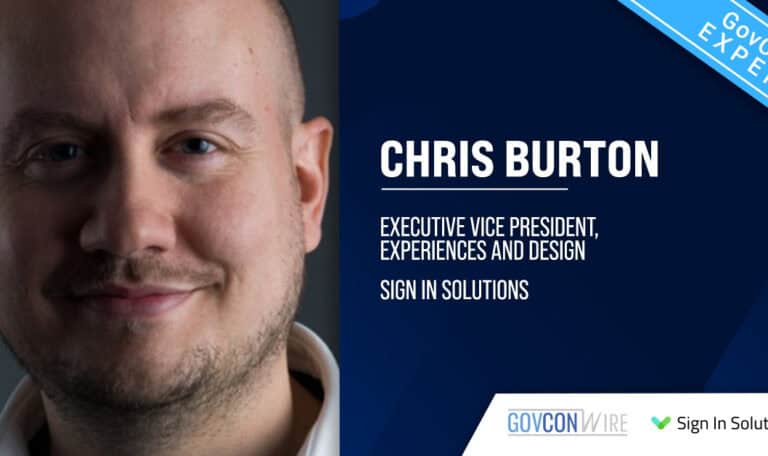 Chris Burton, GovCon Expert, author of a column on integrating visitor management and compliance in government contracting