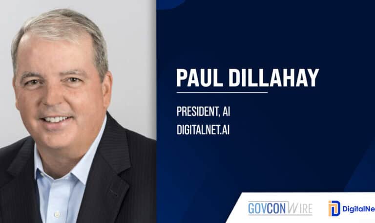 Paul Dillahay. The technology executive has joined DigitalNet.ai as president of AI.