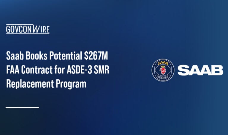 Saab logo. The FAA has awarded Saab a contract to replace the ASDE-3 Surface Movement Radar with a newer model.
