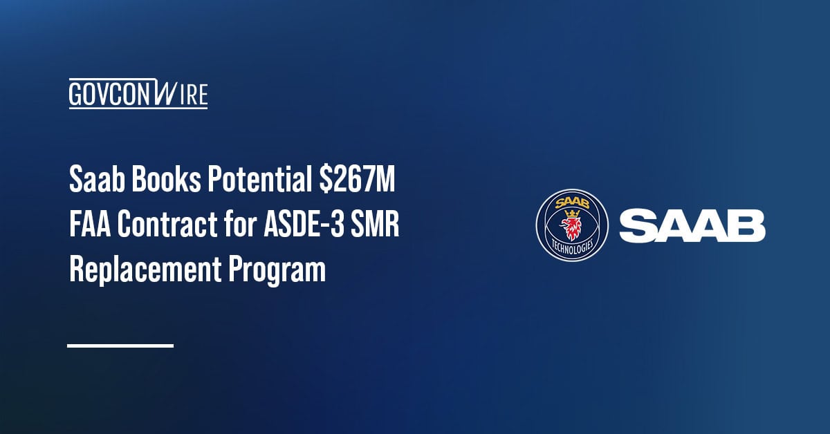 Saab Books Potential $267M FAA Contract for ASDE-3 SMR Replacement Program