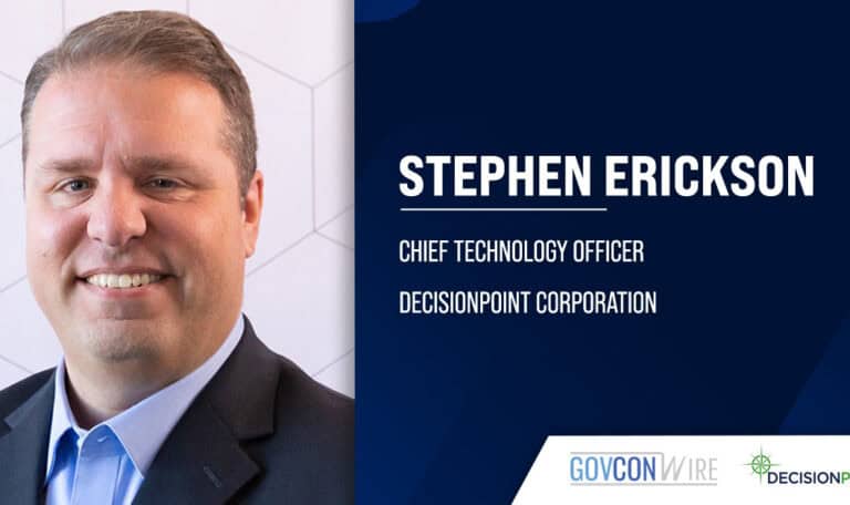 Stephen Erickson. The tech industry veteran has joined DecisionPoint as CTO.