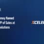 Xcelerate Solutions logo. Steve Cubarney has been named executive vice president of sales at Xcelerate Solutions.