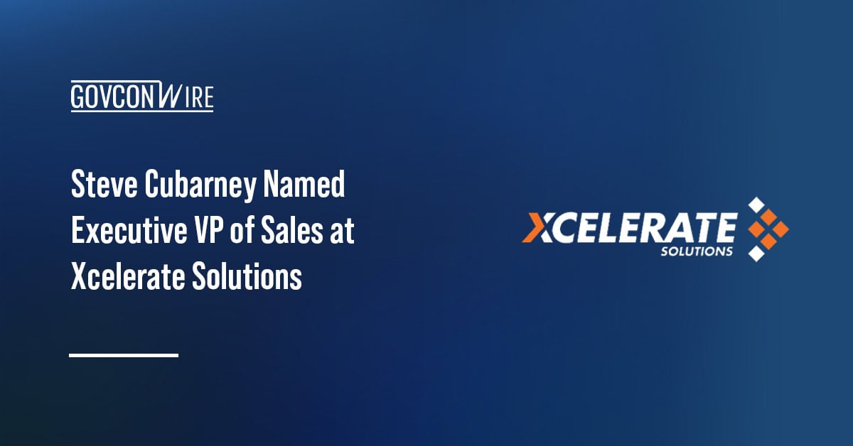 Steve Cubarney Named Executive VP of Sales at Xcelerate Solutions Xcelerate Solutions logo. Steve Cubarney has been named executive vice president of sales at Xcelerate Solutions.