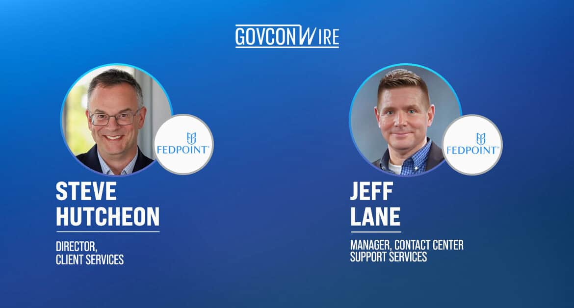 Steve Hutcheon and Jeff Lane. The FedPoint executives discussed how the company uses to AI to improve customer experience.