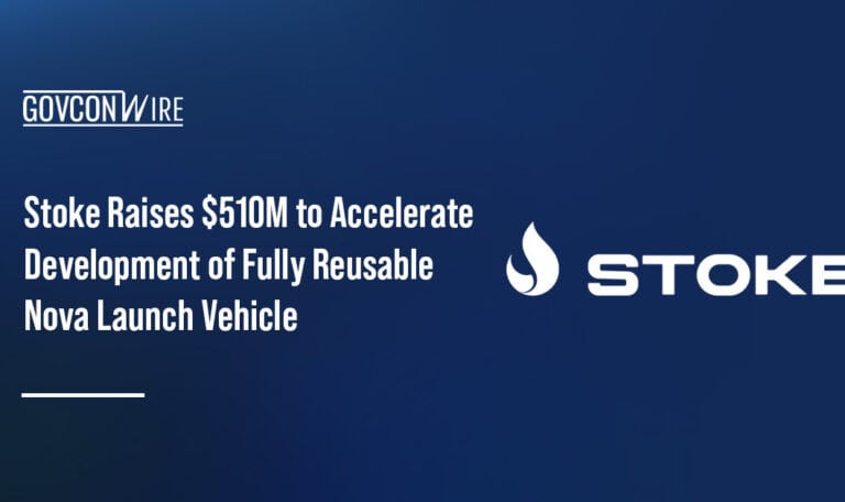 Stoke Space logo. Stoke raises $510 million in a Series D funding round to accelerate Nova launch vehicle development.