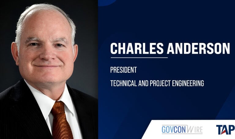 TAPE President Charles Anderson. Technical and Project Engineering has promoted Charles Anderson from COO to president.