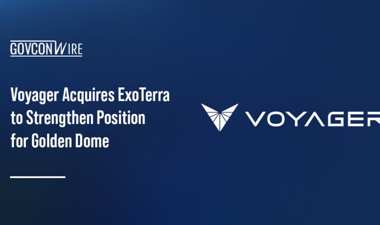 Voyager Technologies logo. Voyager acquires ExoTerra.