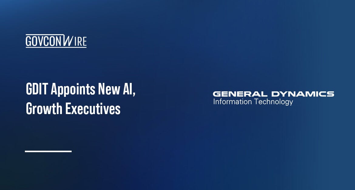 GDIT logo. GDIT named Lei Yu as AI and data VP, and Anneke Christensen as growth VP for intelligence and homeland security.